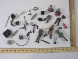 Lot of Assorted GI JOE Action Figures, Weapons and Parts, see pictures for condition and included