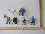 Lot of Medieval Knights from Blue Box 2004, Plastoy and more, 6 oz