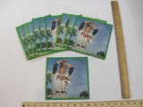 11 1962 Sports Champions 33 1/3 RPM Warren Spahn Baseball Records, 9 are unpunched, 6 oz