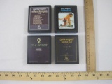 Four Vintage ATARI 2600 Games including Video Olympics, Basketball, Bowling, and Home Run, games