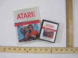 Vintage E.T. The Extra-Terrestrial ATARI 2600 Game Cartridge and Instruction Manual, game has been