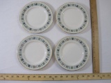Set of 4 Royal Doulton Tapestry Fine China Bread Plates, 6.5
