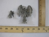 Two Pewter Figures, Grim Reaper and more, 4 oz