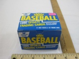 Fleer 1990 Baseball Update Trading Cards with Logo Stickers, 10th Anniversary Edition, 11 oz