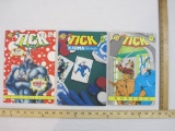 Three The Tick Comics/Paperbacks including The Tick:Omnibus NO 5 (July 1996, First Printing), The
