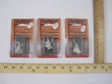 Three Sealed RAL PARTHA Imports Ralidium Miniatures including The White Wizard, Wizard, and