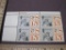 Statue of Liberty block of 4 1961 15 cent US Air Mail stamps, #C63