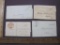 1830s to 1840s vintage correspondence from Maine with blue, black, and red stamped postage