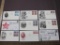 2000-2003 US First Day Covers, including George Washington, 43rd Annual Stamp Show, Flag Over Farm,