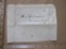 Handwritten accounting statement with blue Clintonville, NY postmark