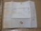 1848 handwritten letter with blue Claremont, NH postmark and blue 