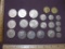 Queen Elizabeth II Australia coin lot: 2 $1 (1984, 99); 8 50 cent pieces (1971, 77, 82, 91, 94, 98,