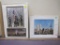 Matted 11x14 inch Photo of the Twin Towers, Signed Lori Nash and 16x12 inch Matted First Day Issue