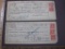 Two First National Bank of Princeton, NJ promissory notes, one from 1916, one from 1924