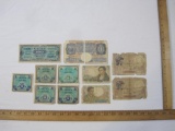 Lot of 1930s-1940s French Paper Currency including 5 Francs, 2 Francs, 100 Francs and more, see