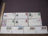 US First Day of Issue envelopes and postcards (1955- 1992), including 2 1955 New Hampshire, Live