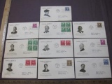 1940 Famous American Composers and Educators US First Day Covers, including John Philip Sousa,