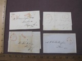 Vintage correspondence from Boston Massachusetts, dating back to the 1840s