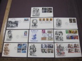 Eclectic lot of US First Day Covers, from 1989 to 2005, including Dr. Seuss, Dorothy Parker, Thomas