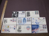 1990s US First Day Covers, including America's Bicentennial, Flag Over Porch and Flag over New York