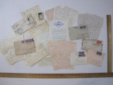 Lot of WWII Ephemera and letters including letters on Lingerie Letterheads