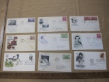 First Day Covers Assorted U.S including Puerto Rico 1950s and 1980s