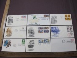 US First Day Covers, from 1987 through 2001, including Milton Hershey, William Faulkner, Legendary