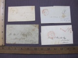 1830s-1840s correspondence from Massachusetts with 3 cent postage