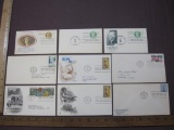 Mostly 1970s lot of First Day of Issue envelopes and postcards includes two 1971 450th anniversary