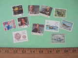 Lot of 11 Assorted Stamps from Argentina, Guatemala, El Salvador and more