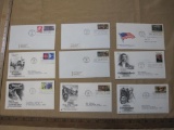 U.S First Day Covers stamped 1975 , includes Illinois, California