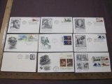 1970s US First Day Covers, including 200 Years Of Postal Service and the Legend of Sleepy Hollow.