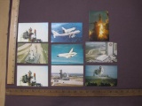 Lot of Space Shuttle Postcards, Orbiter Columbia, various Launch scenes, 2oz