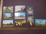 Presidential and Patriotic themed postcards, Virginia, Maryland, Washington DC, 2oz