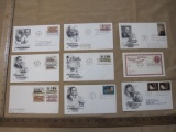 U.S First Day covers 1970s including American Novelist Willa Cather , Progress In Electronics.