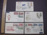 1950s and 1960s First Day Covers from Czechoslovakia