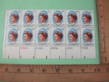 Large Block of 12 Clara Maass 13-Cent US Postage Stamps, Scott #1699