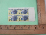 Block of 4 Pioneer Jupiter 10-Cent US Postage Stamps, Scott #1556