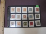 Assorted Cancelled Stamps from cities throughout Sweden, Arjeplong, Arvika, Amal, Askersund and