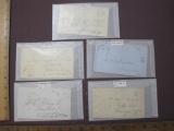 Upstate New York early Correspondence, postmarked from Oxford, Rochester, Plattsburgh and Mohawk, NY