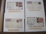 1929 and 1930 First Day Airmail Covers, First NY to LA flight, First Airmail Flight, and others, 2oz