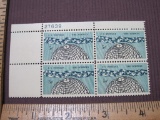 Block of 4 1963 National Academy of Sciences Centennial 5 cent US postage stamps, #1237