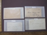 Postmarked Correspondence from 1840's and 1850's Milledgeville and Savannah, Georgia, 2oz