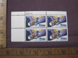 Block of 4 US 10 cent Postal Stamps, Skylab Scott #1529