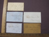 1830s-1850s corrrespondence from Massachusetts with blue and red stamped postage