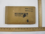 WWII Recognition Pictorial Manual War Department/Navy Department Restricted Book