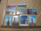 Postcards from New York City and Long Island , including Statue of Liberty , Empire State Building