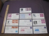 1940s US First Day Covers, including Pony Express, George Washington Carver, Joseph Pulitzer, and