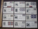 Occupied Nations Series US First Day Covers 1943-1944, including Albania, Austria, Belgium, France,