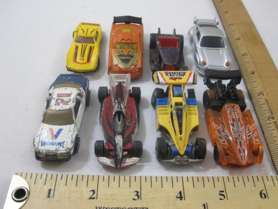 Lot of 8 Miniature Cars from Hot Wheels and more, 9 oz